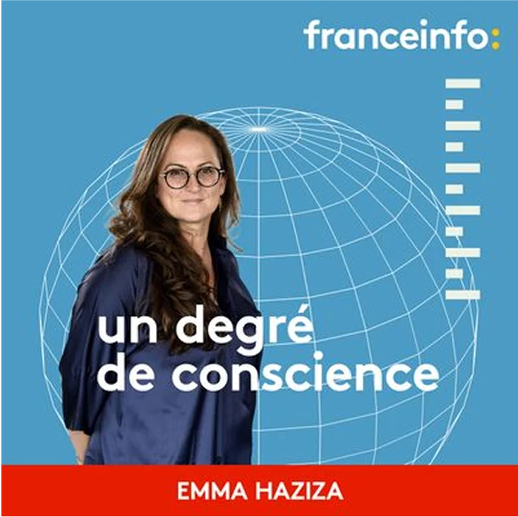 Image de présentation de l'émission "un degré de conscience" présentée par Emma Haziza