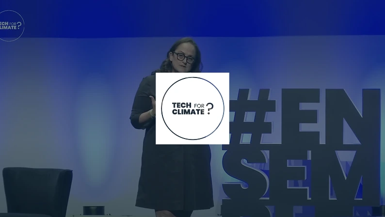 Emma Haziza en conférence pour Tech for climate