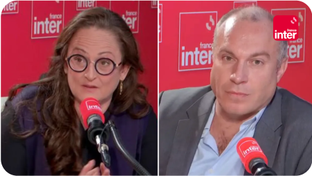 Emma Haziza et François Gemenne à France Info pour l'invité de 8h20