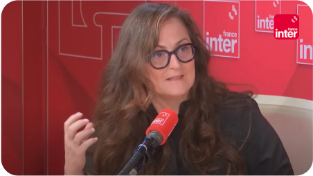 Emma Haziza chez France info pour parler des pluies diluviennes